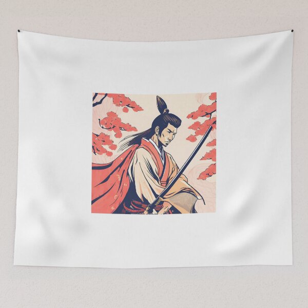 Item preview, Ancestral Japanese Samurai Drawn designed and sold by Gina-Rosa.