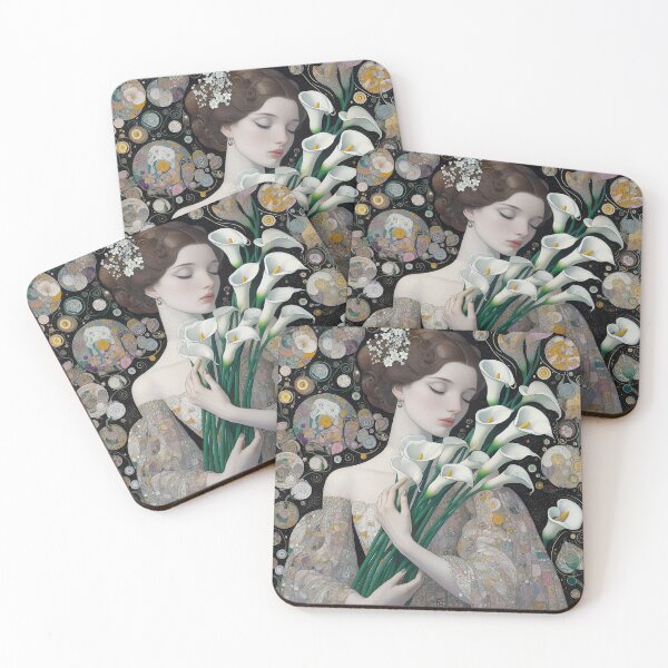Item preview, "Girl and Calla lilies" designed and sold by aleksandr13.