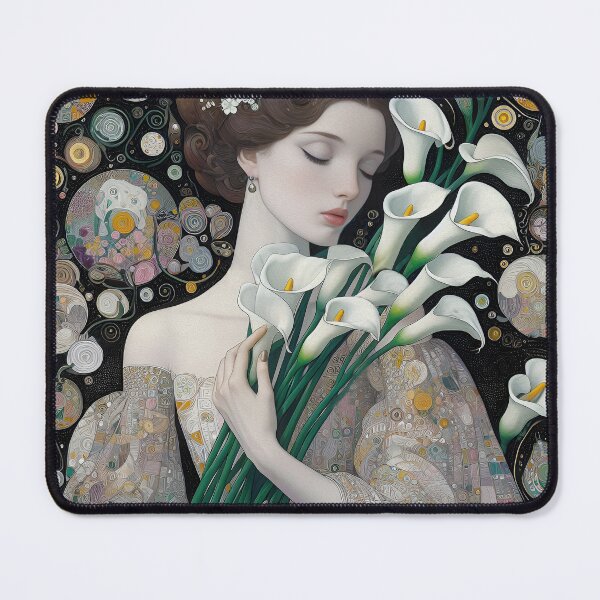 Item preview, "Girl and Calla lilies" designed and sold by aleksandr13.