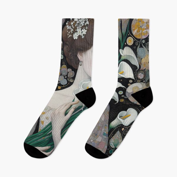 Item preview, "Girl and Calla lilies" designed and sold by aleksandr13.