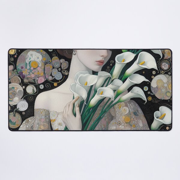 Item preview, "Girl and Calla lilies" designed and sold by aleksandr13.