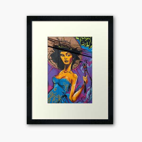 Haircut for a Queen Framed Art Print