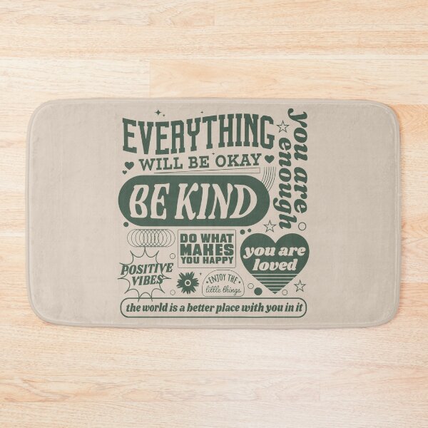 Item preview, Everything Will Be Okay Hoodie Aesthetic Mental Health Retro Hoodie Self Growth designed and sold by DuneHaicna.
