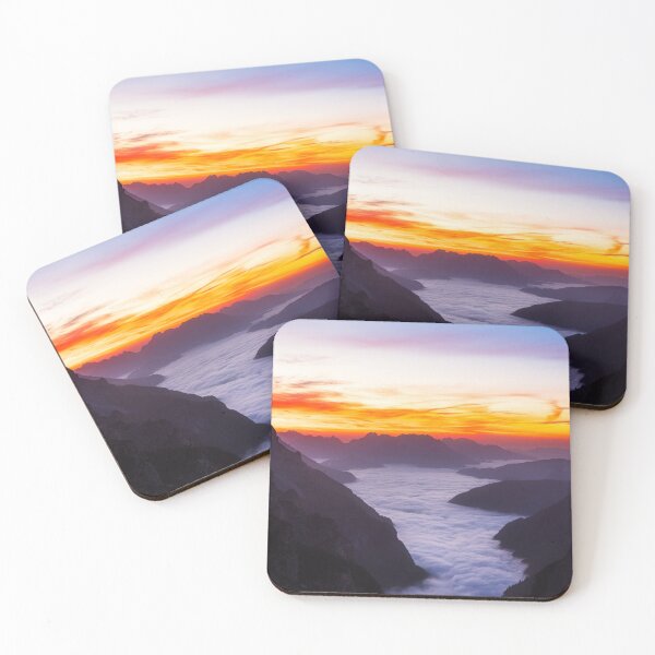 Item preview, Sunrise fog in the valley below Tre Cime di Lavaredo designed and sold by Patrik Lovrin.