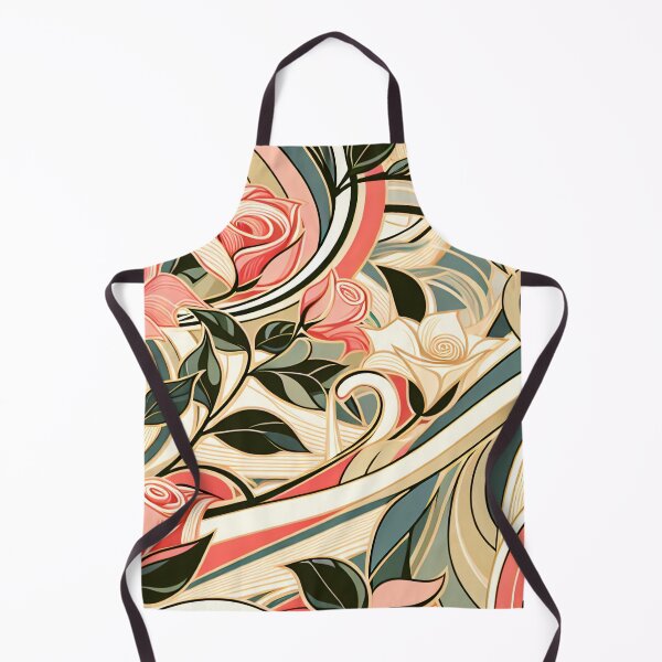 Item preview, June Birth Flower Rose & Honeysuckle Abstract Art Deco designed and sold by Truck Stop One.
