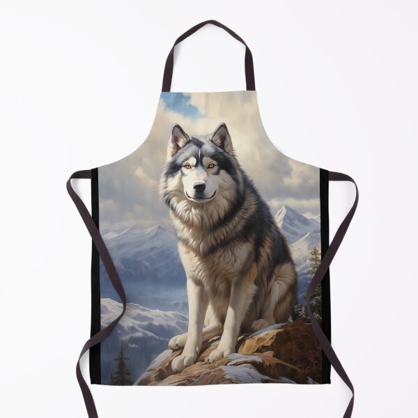 Item preview, Alaskan Malamute in mountains designed and sold by PetsArt.