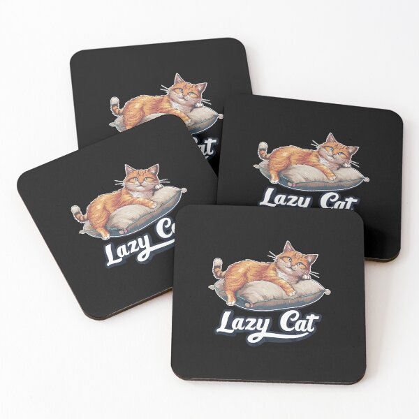 Item preview, lazy cat designed and sold by feelmydance.