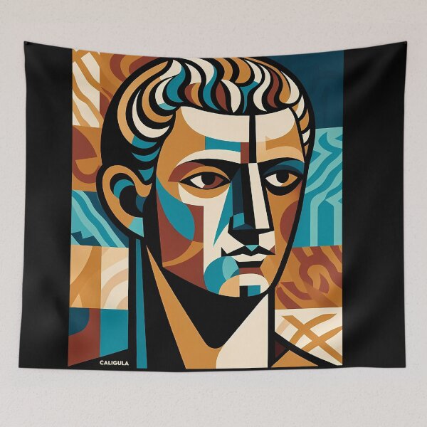 Item preview, Caligula – Contemporary Minimalist Cubic Art designed and sold by OzzFrequency.