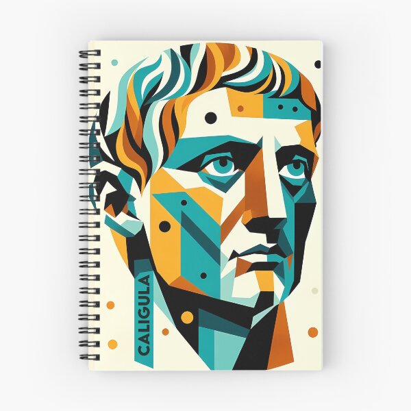 Aperçu de l'œuvre Caligula – Art cubique minimaliste contemporain créée et vendue par OzzFrequency.