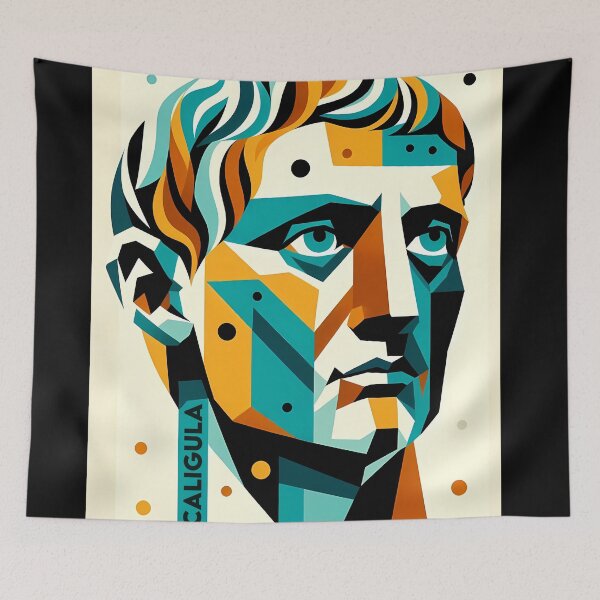 Item preview, Caligula – Contemporary Minimalist Cubic Art designed and sold by OzzFrequency.