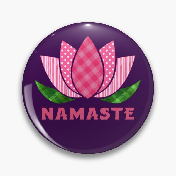 Artikelvorschau, Plaid Lotus Flower Namaste Yoga Class Zen Fitness Meditation entworfen und verkauft von NiibDesigns.