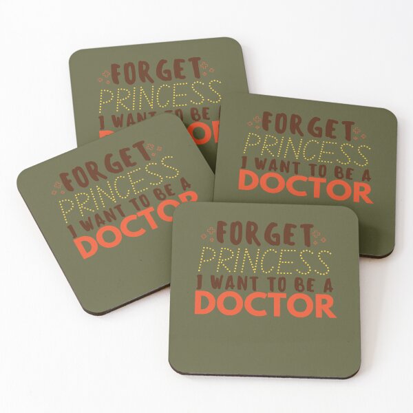 Item preview, funny cute Forget Princess, I Want to be a doctor when i grow up quote Future doctor for women and children designed and sold by LuxeGraphix.