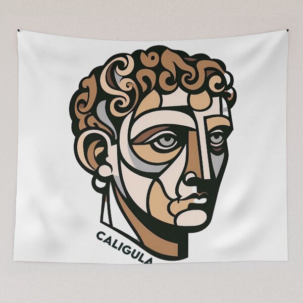 Item preview, Caligula – Contemporary Minimalist Cubic Art designed and sold by OzzFrequency.