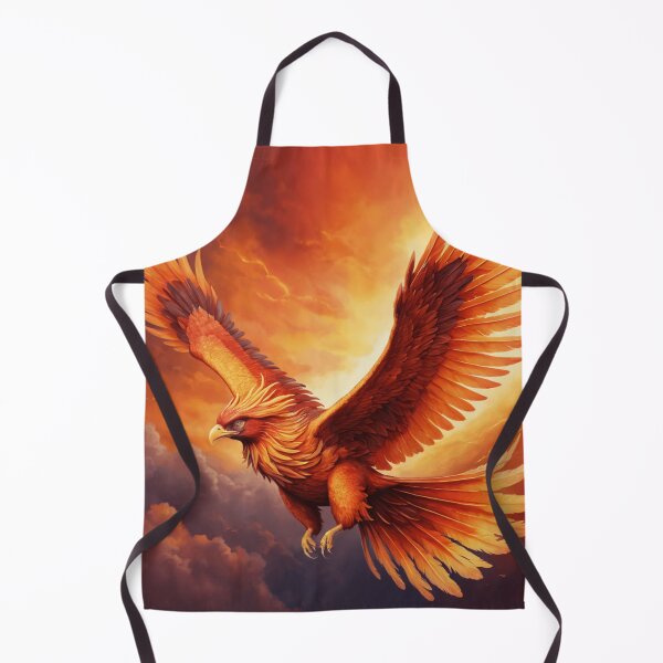 Item preview, Phoenix Soaring through Fiery Sunset designed and sold by RebelPaintBrush.