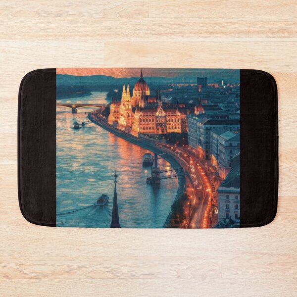 Item preview, TWILIGHT REFLECTIONS OVER BUDAPEST designed and sold by ArtbyRolleen.