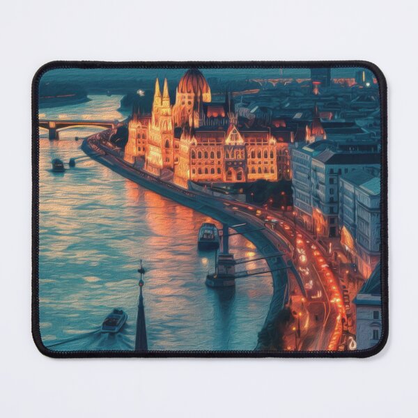 Item preview, TWILIGHT REFLECTIONS OVER BUDAPEST designed and sold by ArtbyRolleen.