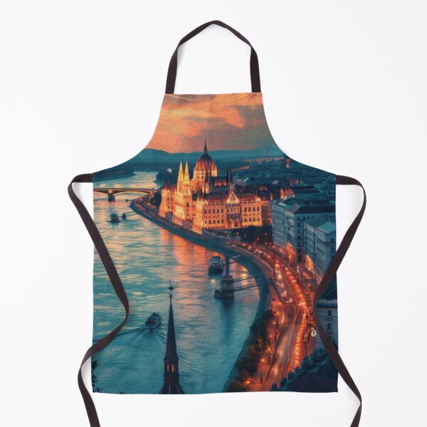 Item preview, TWILIGHT REFLECTIONS OVER BUDAPEST designed and sold by ArtbyRolleen.