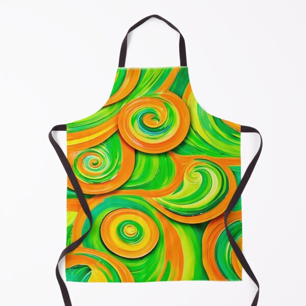 Item preview, Green and Orange Spiral designed and sold by Health And Fitness Posts e-Store.