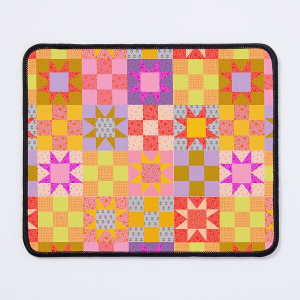 Item preview, Peachy Patchwork Quilt - The Peach Fuzz designed and sold by Elizabeth Hudy.