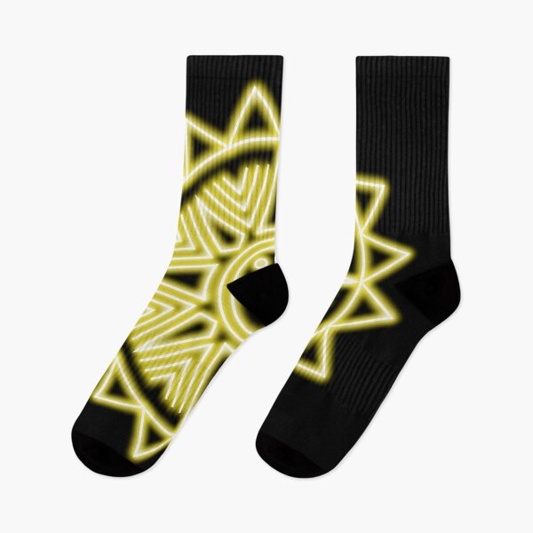 Item preview, Neon effect sun design #2 black background designed and sold by PEB-creative24.