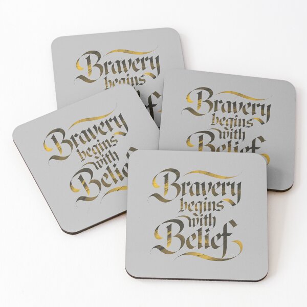 Item preview, Inspirational Quote, Courage and Conviction, Ideal gift designed and sold by Indoni.