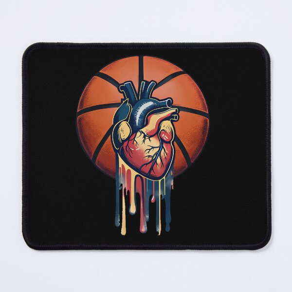 Item preview, Heart - Basketball Passion From the Court to the Soul designed and sold by Mr-Peace-Shop.