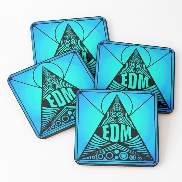 Item preview, EDM Ascension in blues hand drawn designed and sold by StaceyMakesThat.