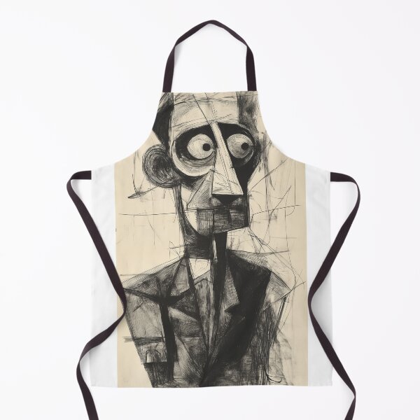 Item preview, Cubist Expression in Black and White designed and sold by feedpic.