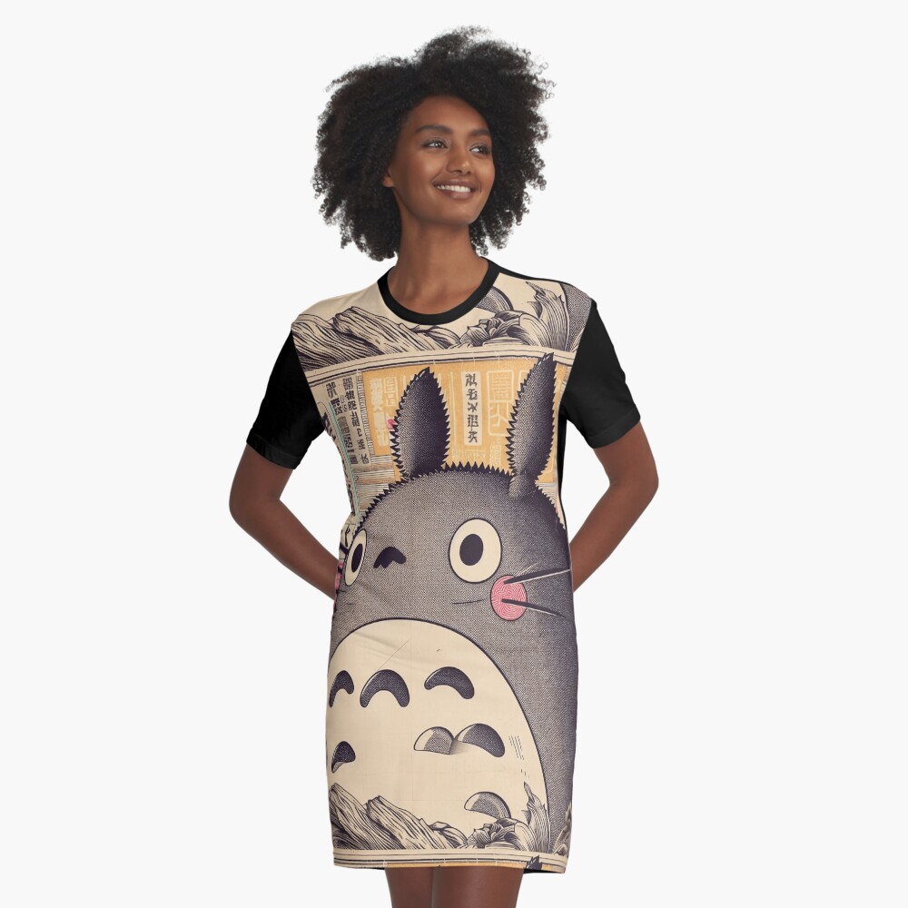 Vista previa del artículo con la obra «Vestido camiseta», diseñado y vendido por IAPICTURE.