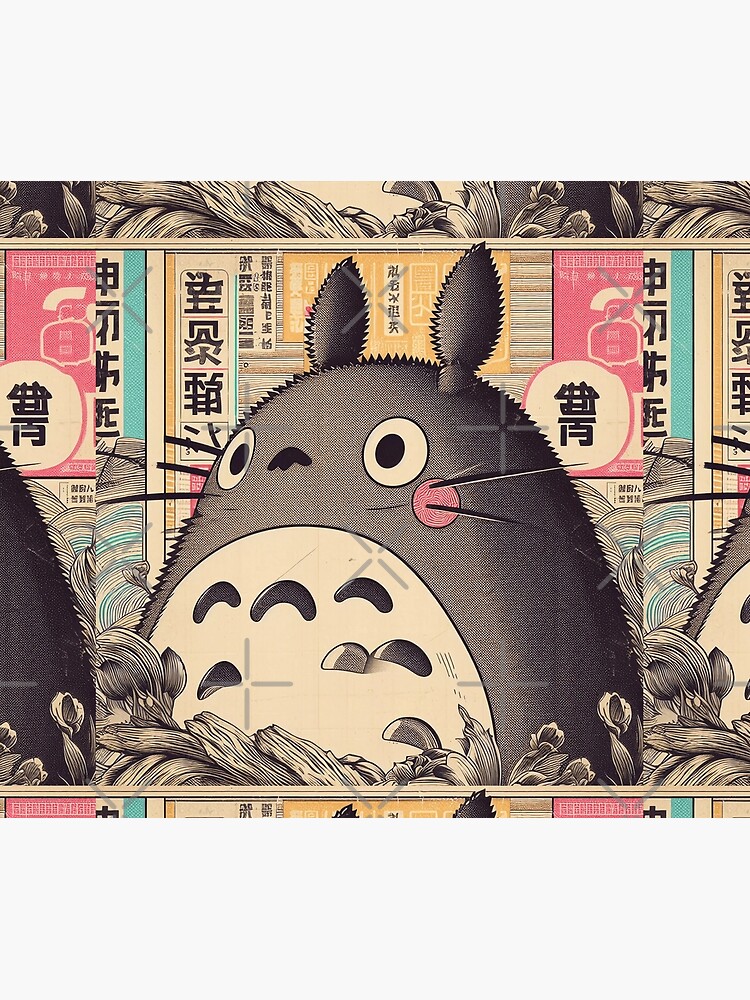 Thumbnail 6 of 6, Throw Blanket, Vintage Japanese Poster: Japanese Icon with Retro Charm designed and sold by IAPICTURE.