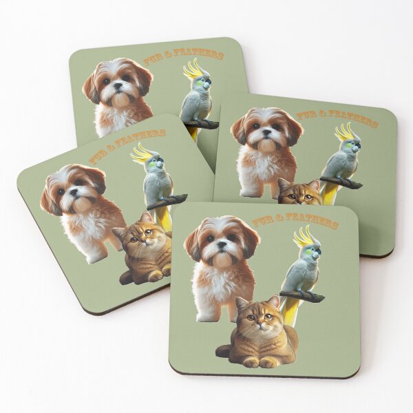 Item preview, Pet Lover of Fur & Feathers Dog, Cat, and Bird URM designed and sold by urmaddad.