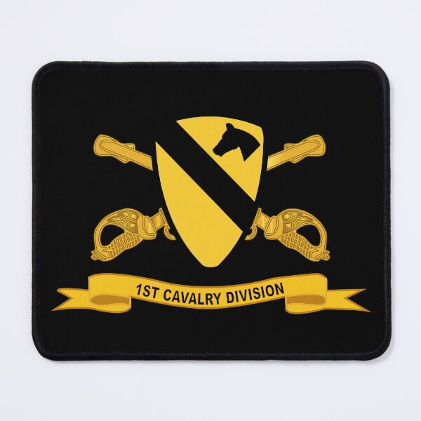 Item preview, Army - 1st Cavalry Division - SSI wo White Border w Br - Ribbon designed and sold by Military Insignia Products.