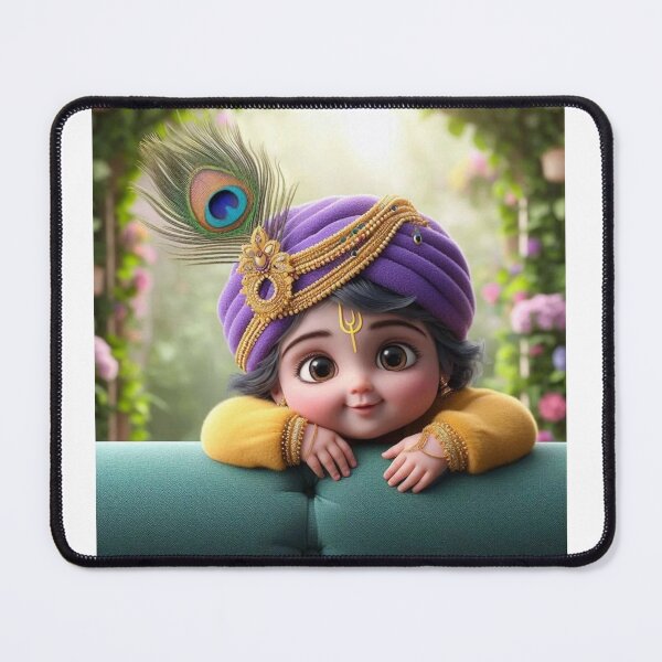 Item preview, Beautiful Krishna Art designed and sold by Eshant.