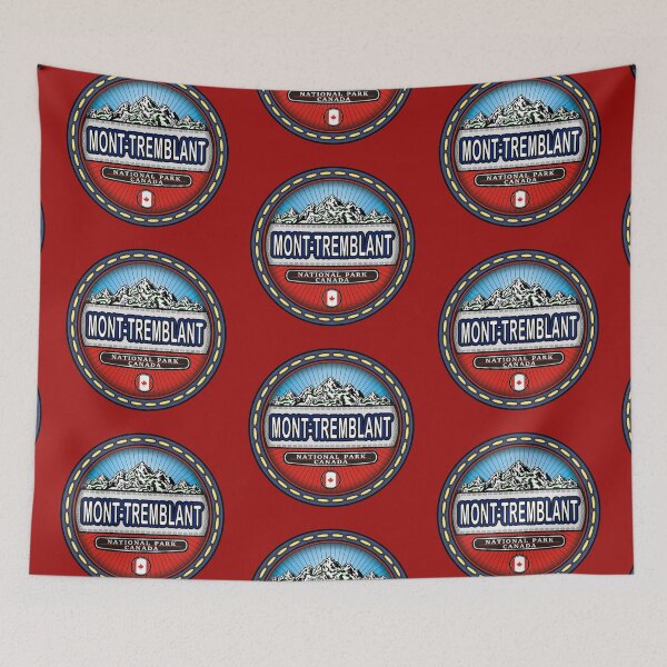 Item preview, Mont-Tremblant National Park stitching effect emblem designed and sold by studioss76.