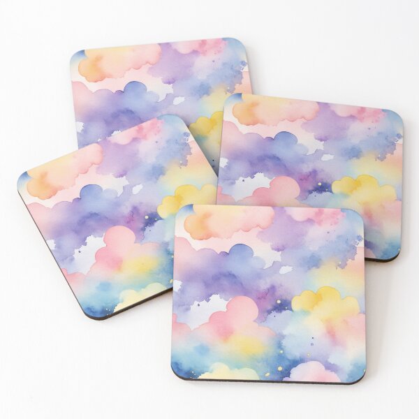 Item preview, Blended Pastel Watercolor Clouds designed and sold by RebelPaintBrush.
