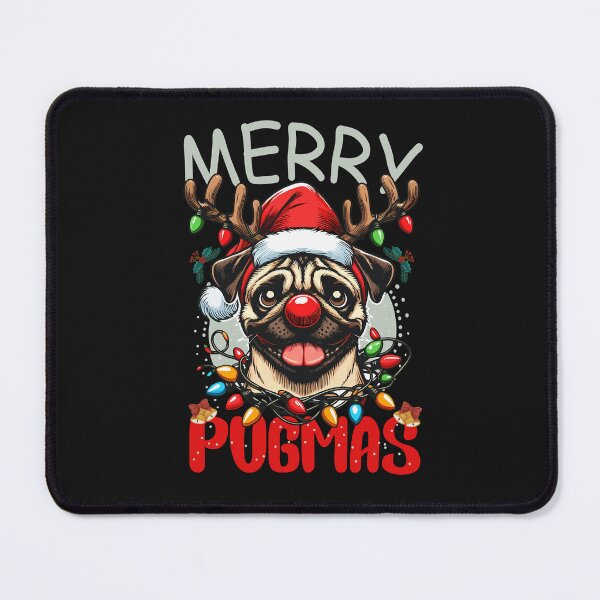 Item preview, Funny Dog , Merry Pugmas ,Christmas Pug designed and sold by onemood.
