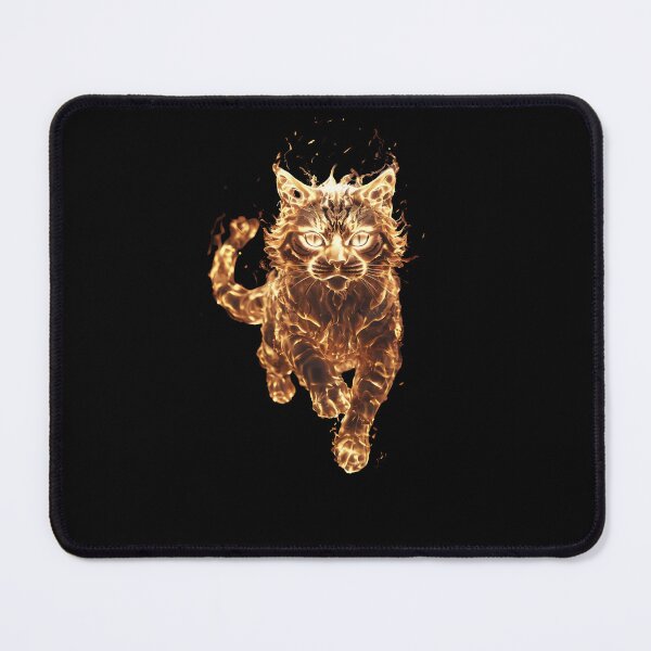 Item preview, Fiery Cat - Blazing Energy designed and sold by TotemTrovia.