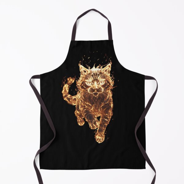 Item preview, Fiery Cat - Blazing Energy designed and sold by TotemTrovia.