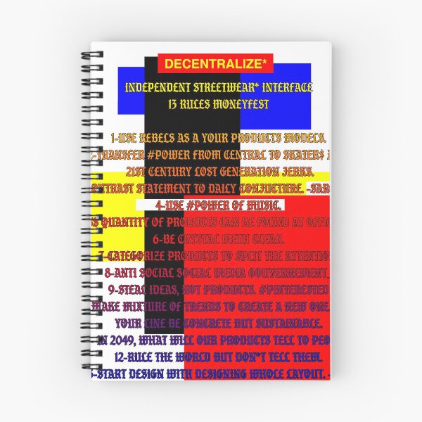 Item preview, decentralize* - moneyfest w/ 13 rules - independent streetwear interface  designed and sold by xd3ctrl1zed.