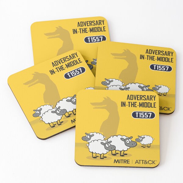 Item preview, ATT&CK T1557 - Adversary in-the-Middle designed and sold by MITRE ATT&CK.