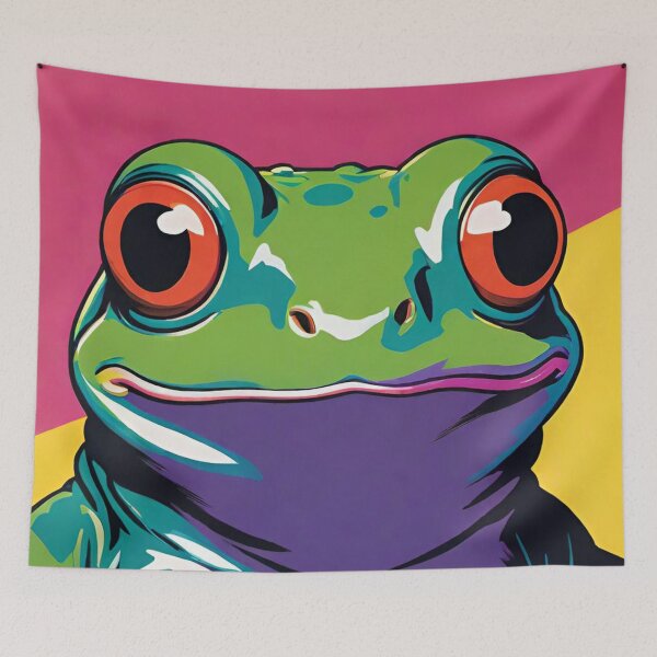Aperçu de l'œuvre Grenouille 4 créée et vendue par blackwhiteblue.