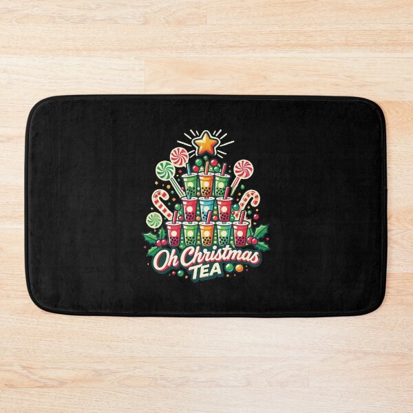 Item preview, Oh Christmas Tea – Funny Boba Bubble Tea Holiday designed and sold by chantastical.