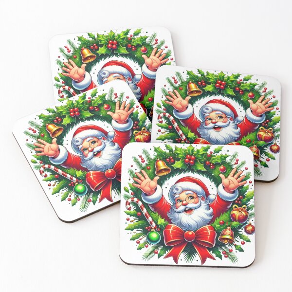 Item preview, Tropical Santa with Sunglasses and Hawaiian Shirt designed and sold by AIARTIST1.