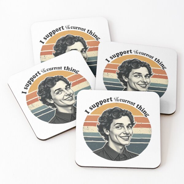 Item preview, I Support Current Things - Retro Smile  designed and sold by Moad Fahim.