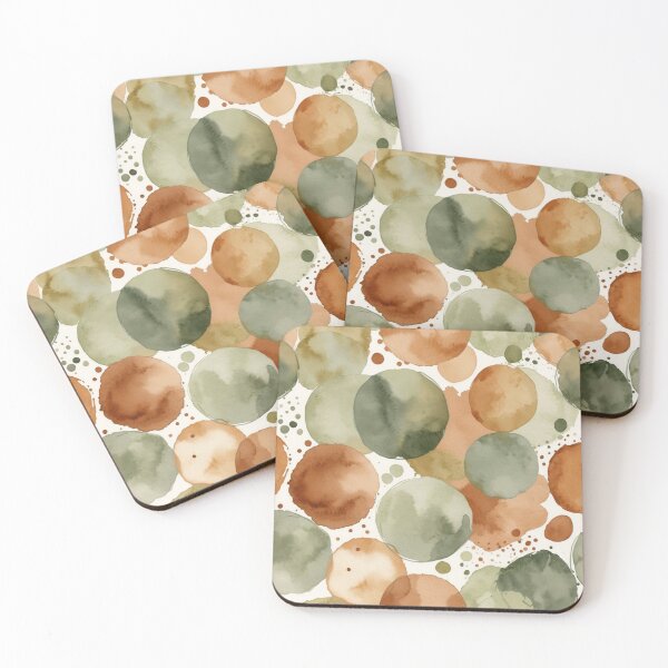 Item preview, Earthy Tones Watercolor Pattern designed and sold by RebelPaintBrush.