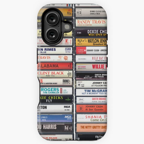 Item preview, Country Music Hits - Greatest Country Hits - Vintage Cassettes designed and sold by Mr Mustard Prints.