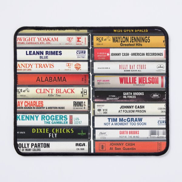 Item preview, Country Music Hits - Greatest Country Hits - Vintage Cassettes designed and sold by Mr Mustard Prints.