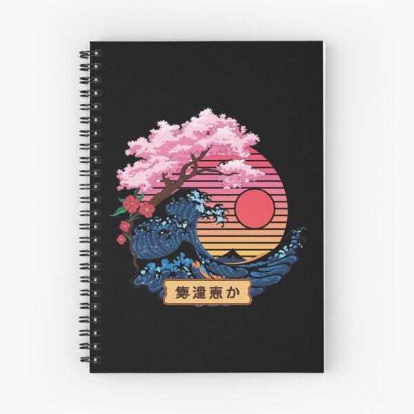 Item preview, Kanagawa Inspired Cherry Blossom and Cresting Wave Design designed and sold by Peter Stawicki.