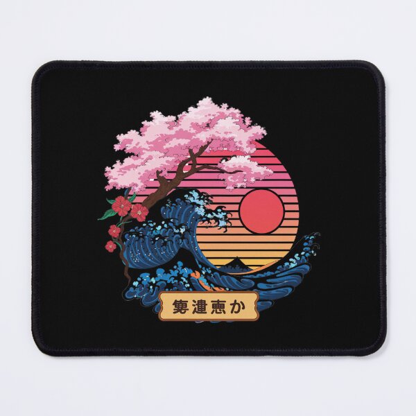Item preview, Kanagawa Inspired Cherry Blossom and Cresting Wave Design designed and sold by Peter Stawicki.