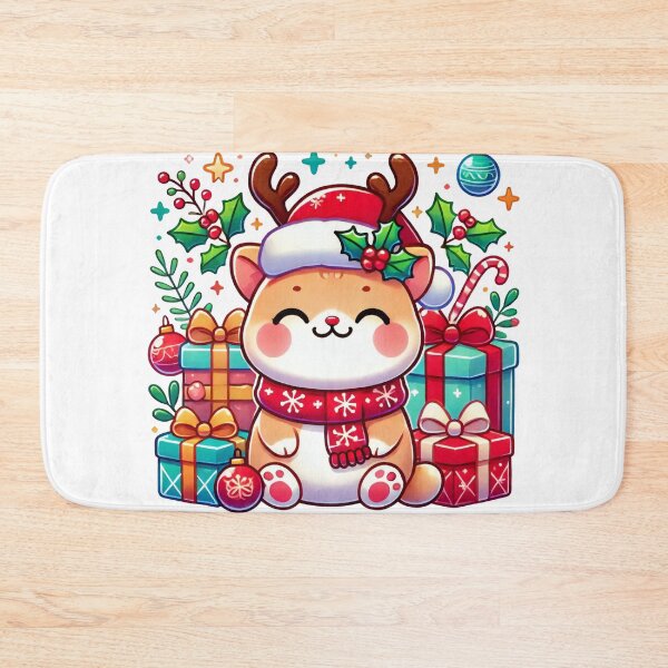 Item preview, Cute Whimsical Santa Claus with Curly Beard designed and sold by AIARTIST1.